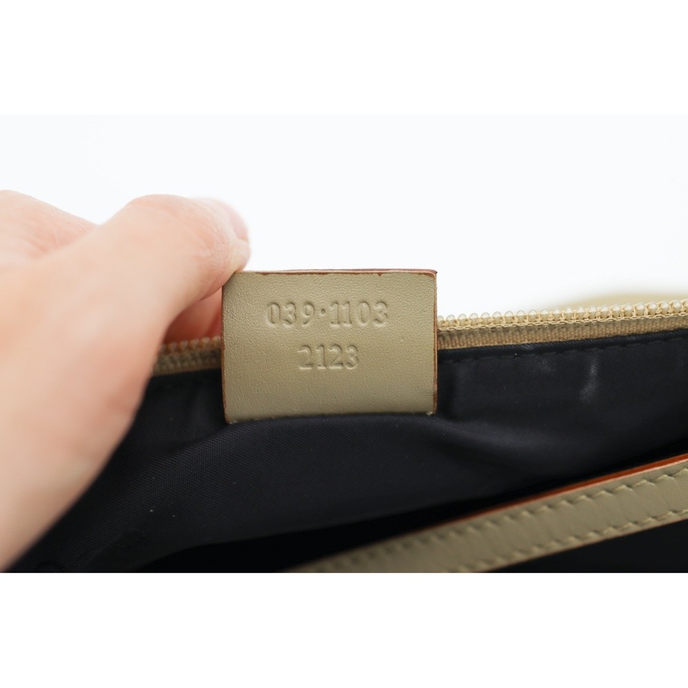 Gucci Tan Khaki Mini Pochette Boat Bag - Picture 3 of 9